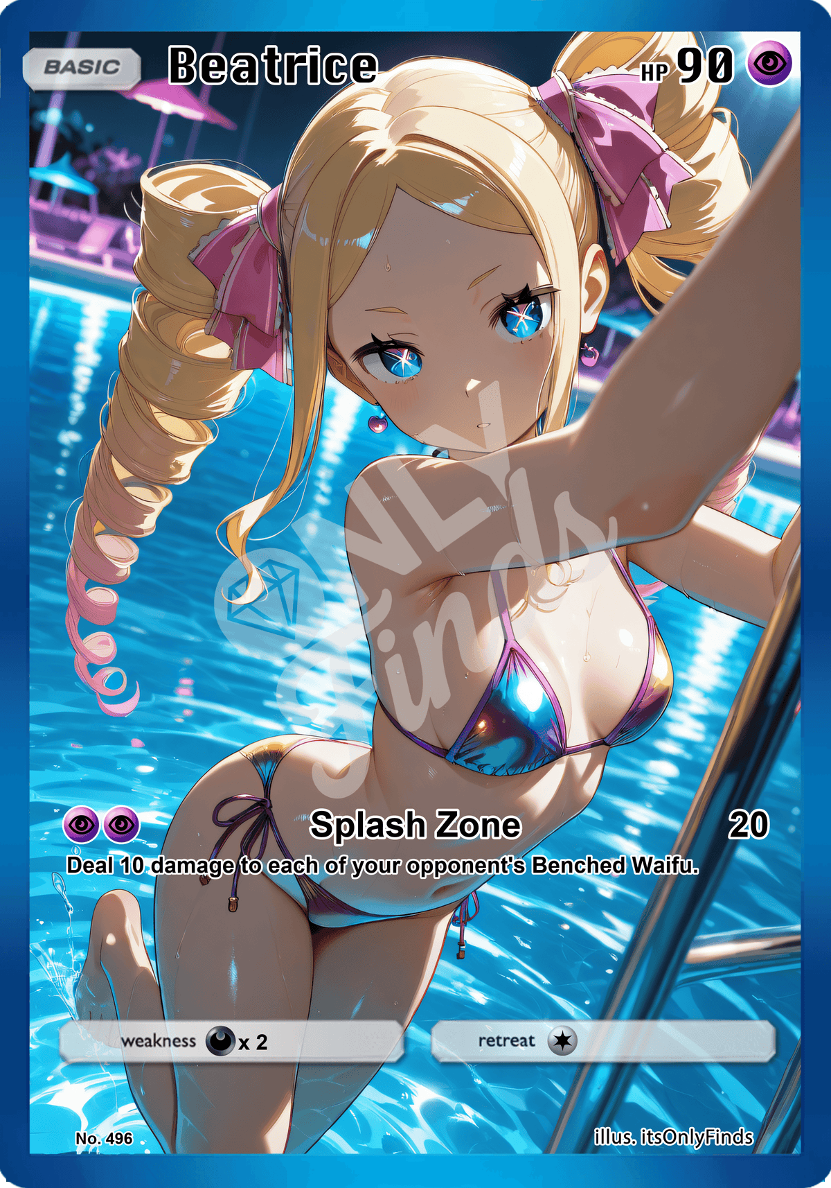 B-496 - Beatrice OnlyFinds watermarked collector card