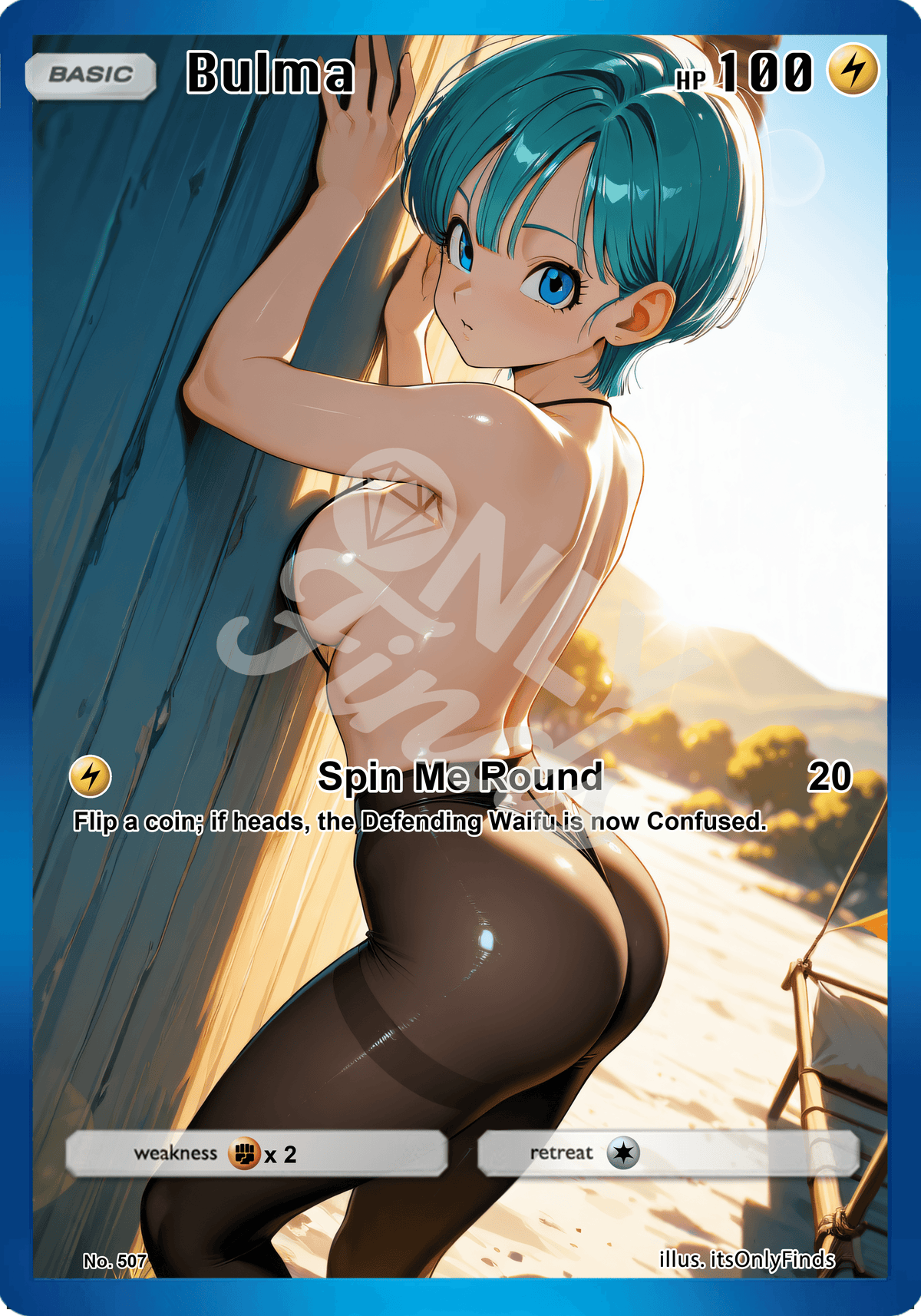 B-507 - Bulma OnlyFinds watermarked collector card