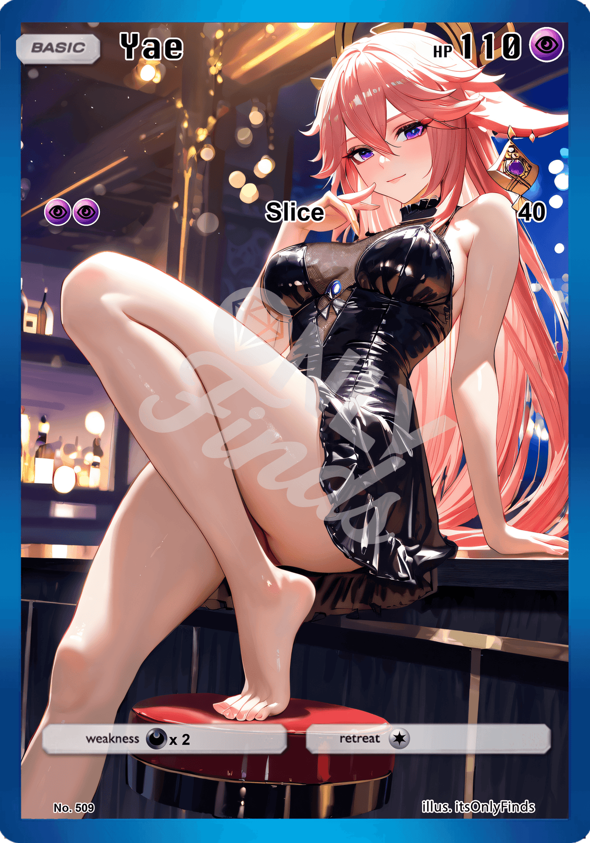 B-509 - Yae Miko OnlyFinds watermarked collector card