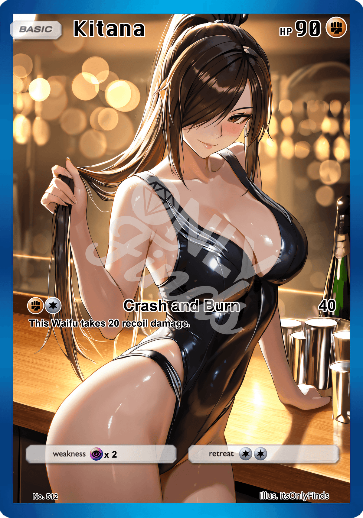 B-512 - Kitana OnlyFinds watermarked collector card