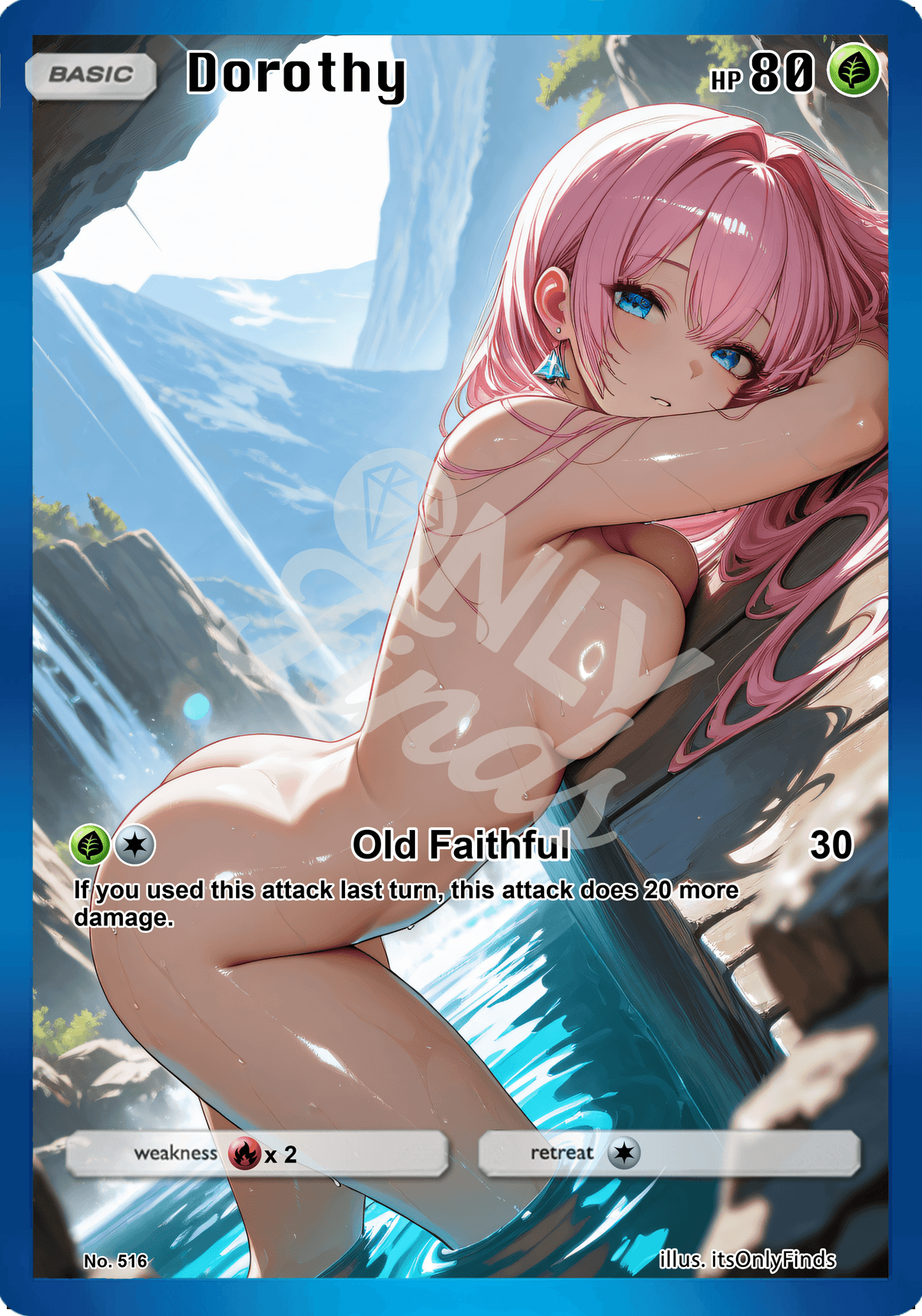 B-516 - Dorothy OnlyFinds watermarked collector card