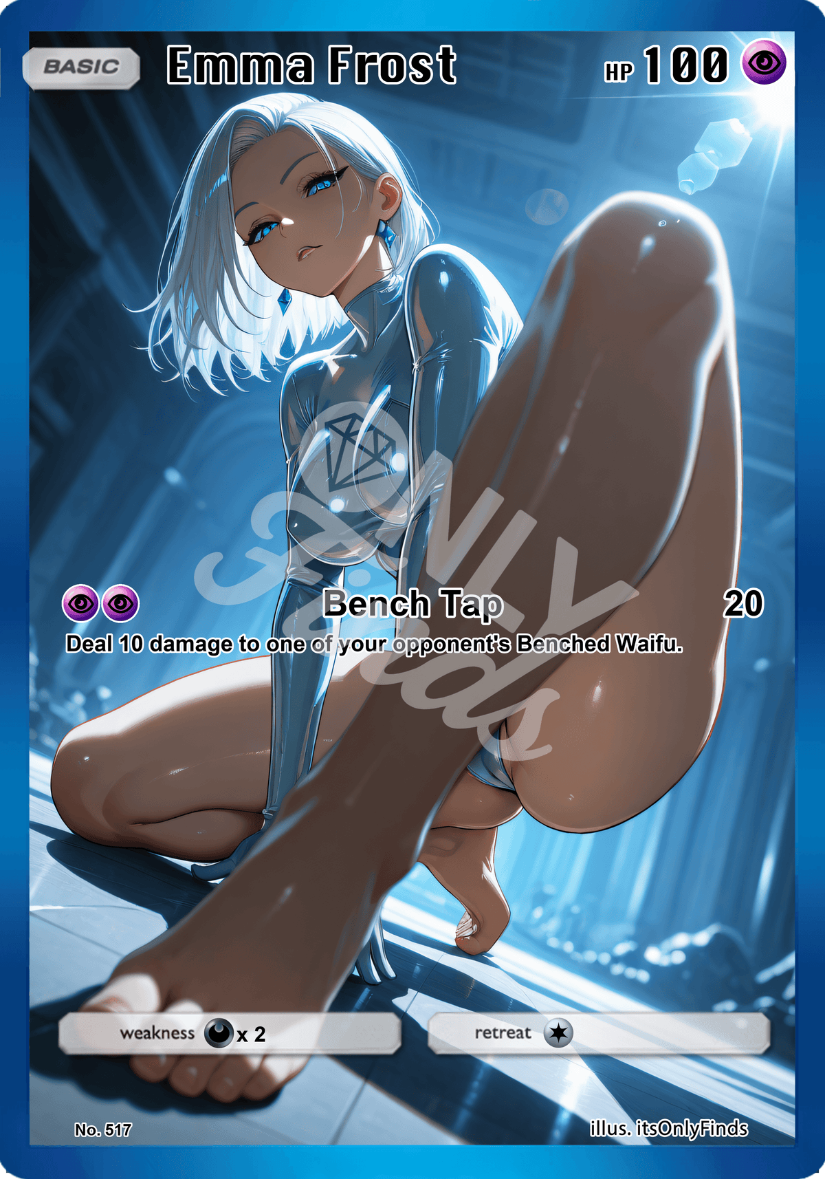 B-517 - Emma Frost OnlyFinds watermarked collector card