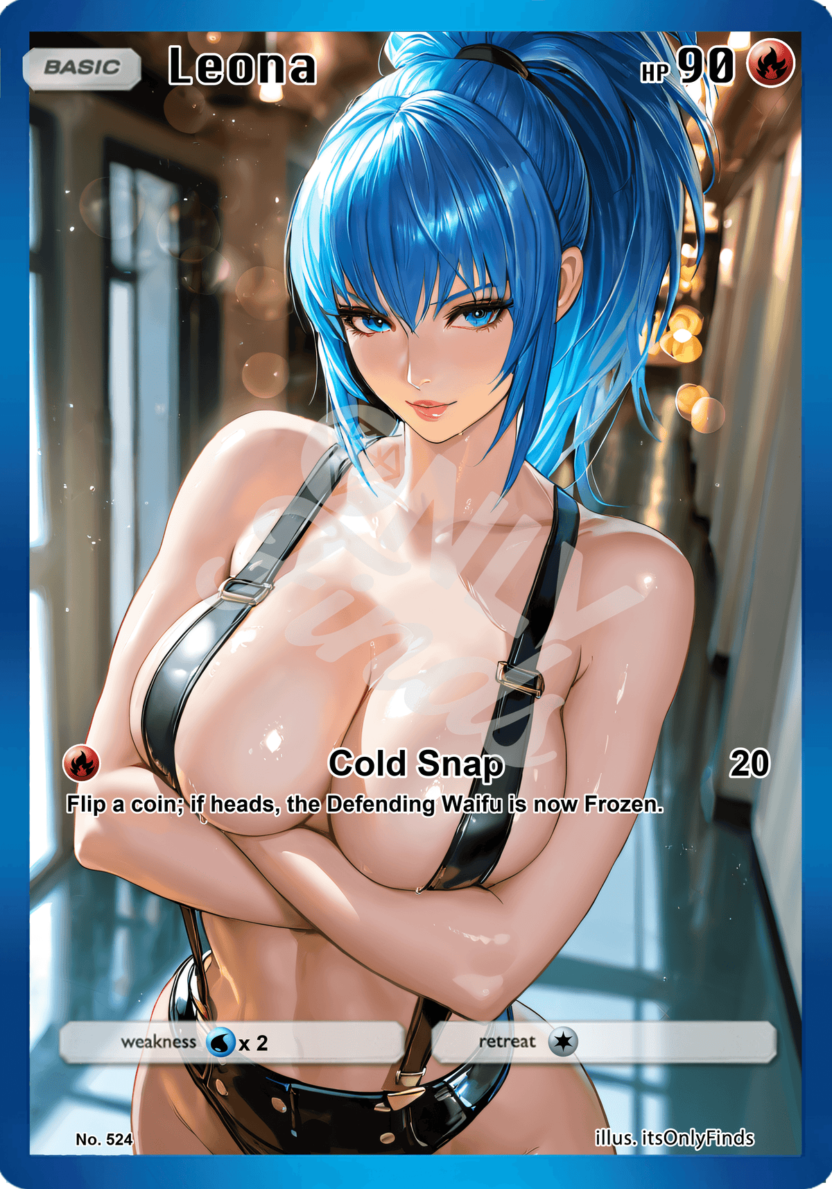 B-524 - Leona Heidern OnlyFinds watermarked collector card
