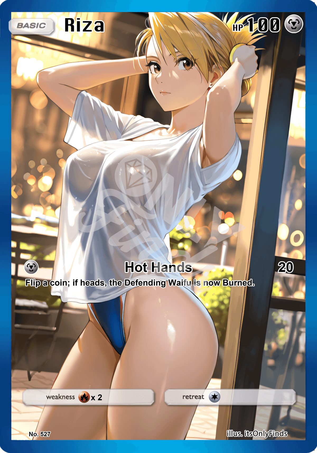 B-527 - Riza Hawkeye OnlyFinds watermarked collector card