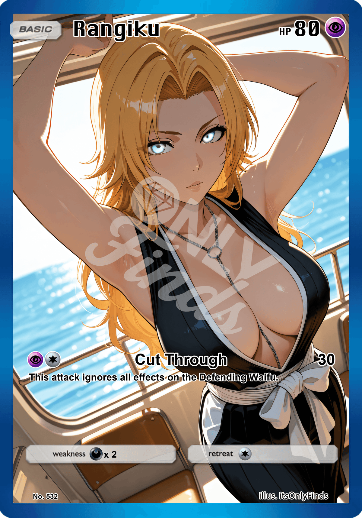 B-532 - Rangiku Matsumoto OnlyFinds watermarked collector card