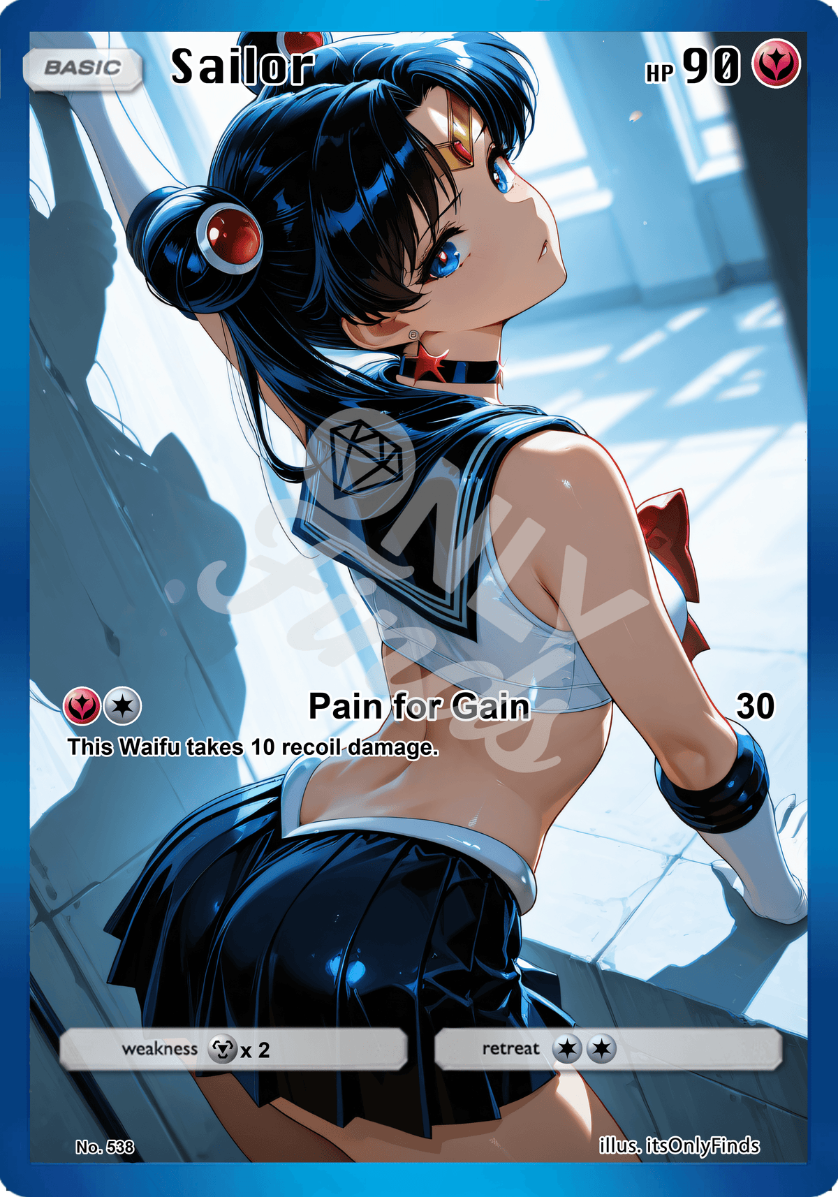 B-538 - Sailor Pluto OnlyFinds watermarked collector card