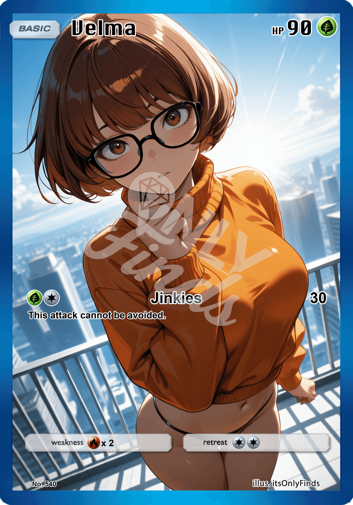 B-540 - Velma OnlyFinds watermarked collector card