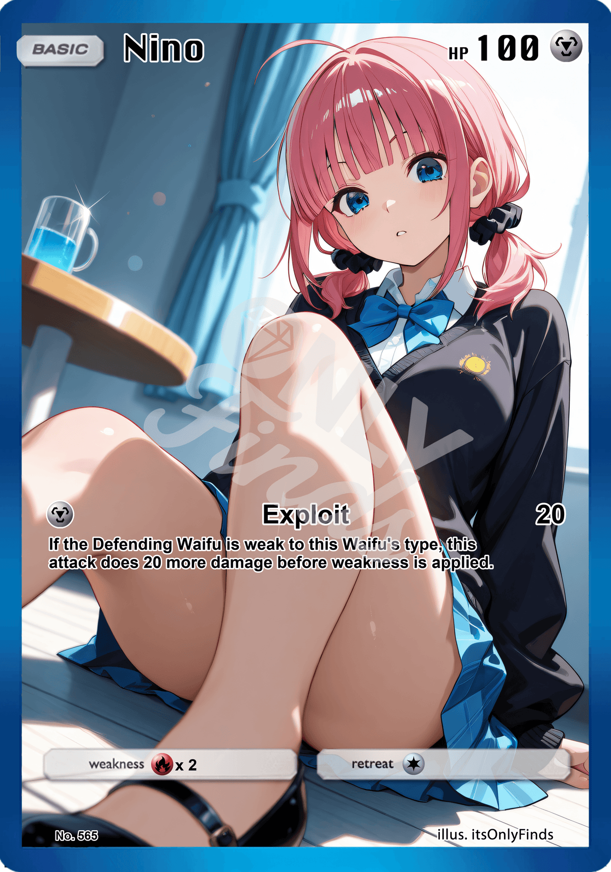 B-565 - Nino Nakano OnlyFinds watermarked collector card