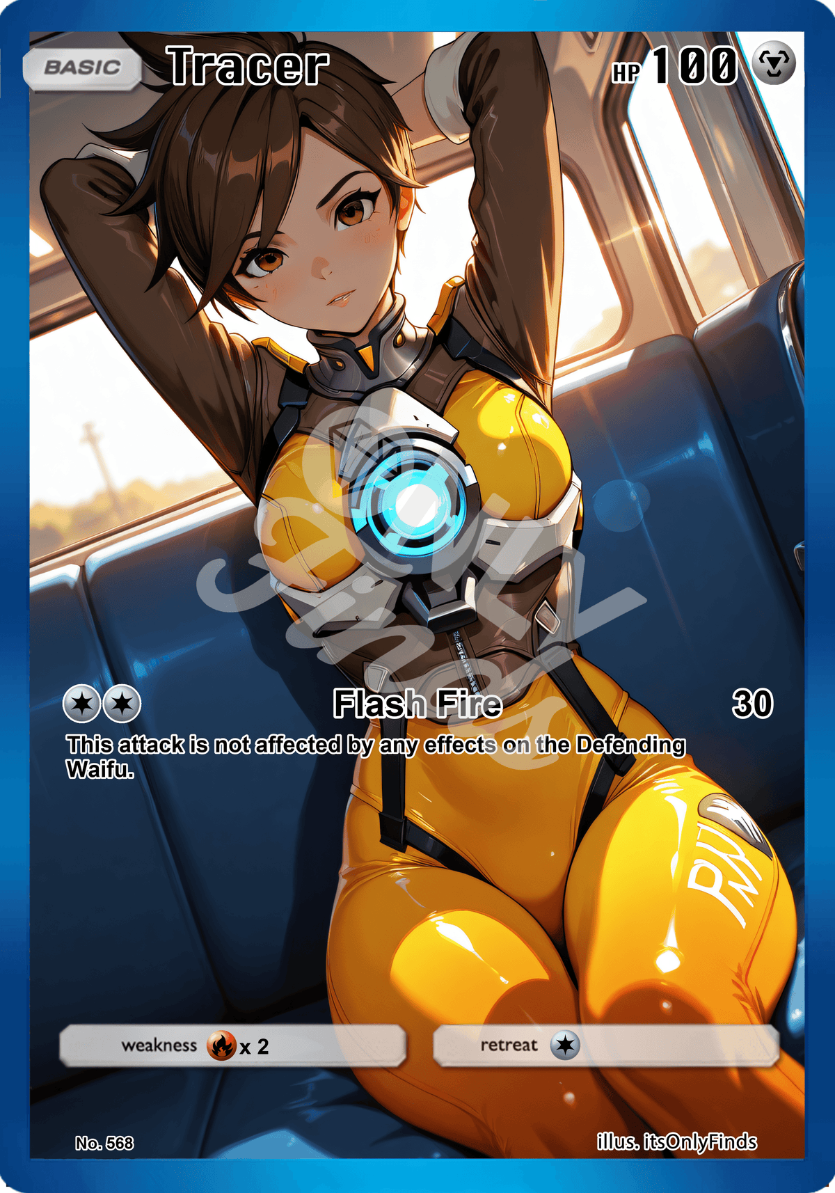 B-568 - Tracer OnlyFinds watermarked collector card