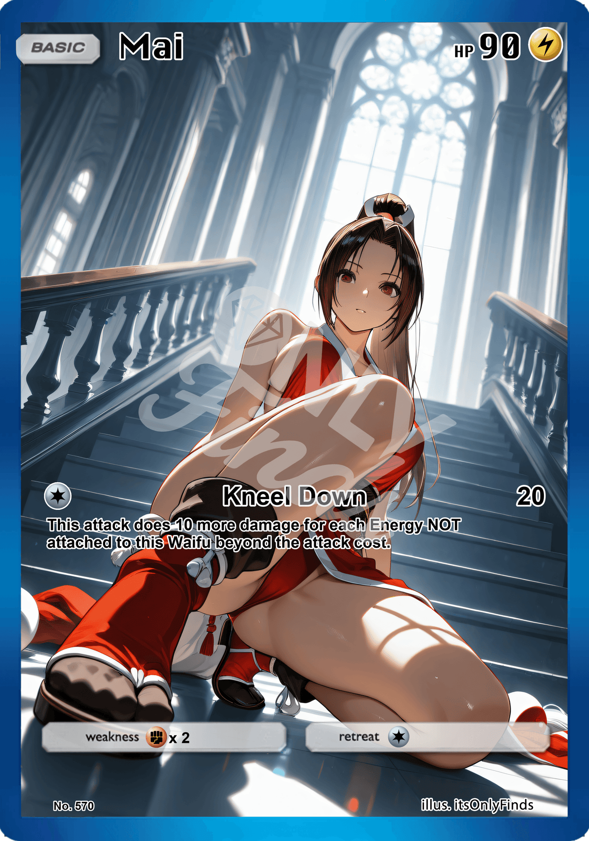 B-570 - Mai Shiranui OnlyFinds watermarked collector card