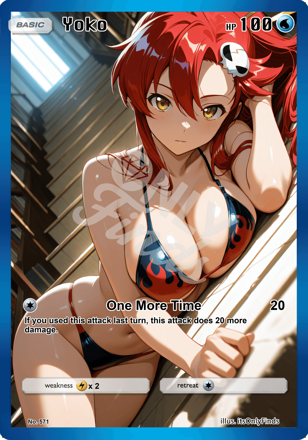 B-571 - Yoko Littner OnlyFinds watermarked collector card