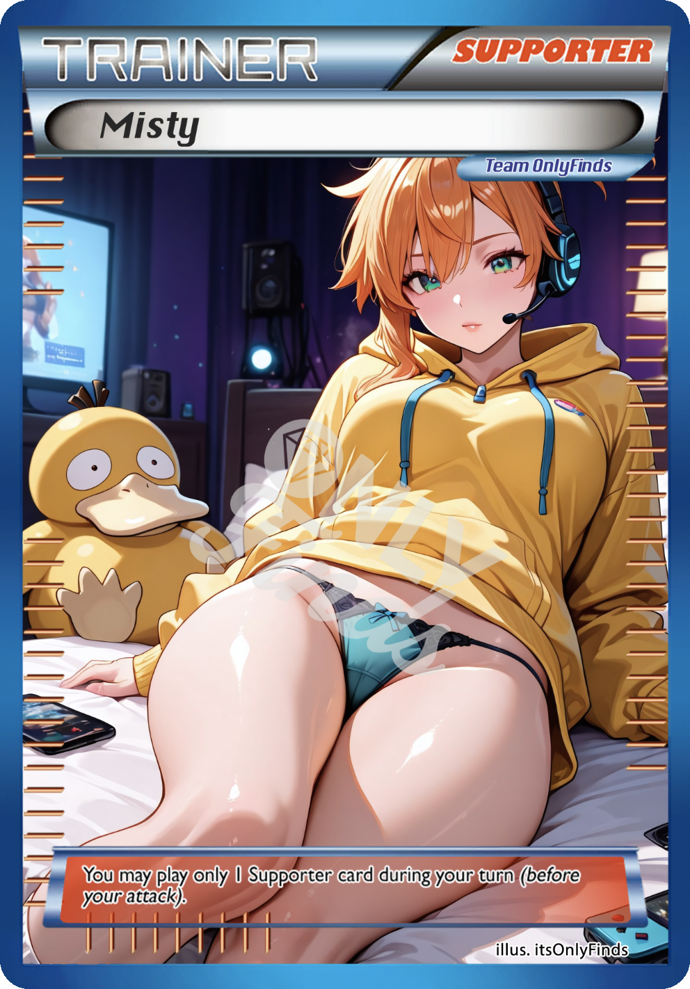 B-02 - Misty OnlyFinds Blue card