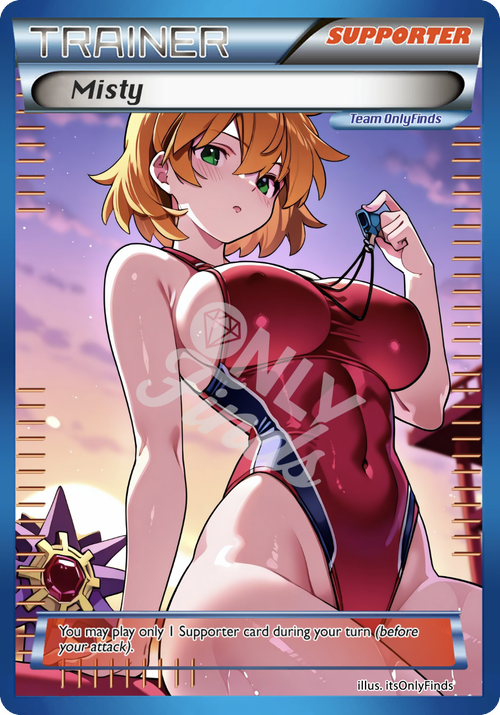 B-03 - Misty OnlyFinds Blue card
