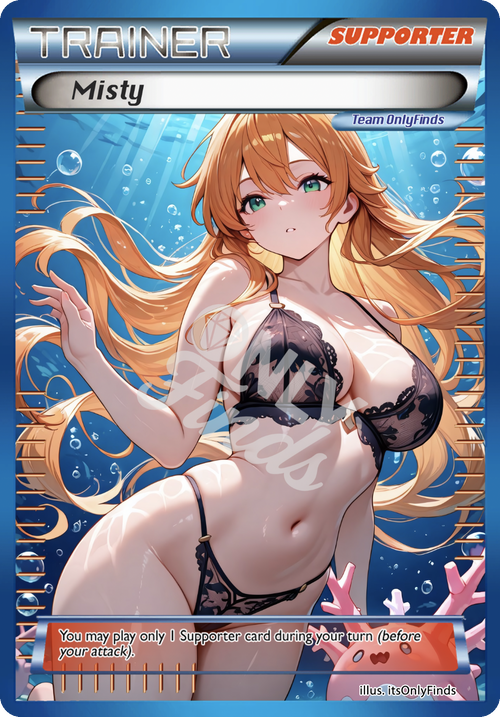 B-04 - Misty OnlyFinds Blue card