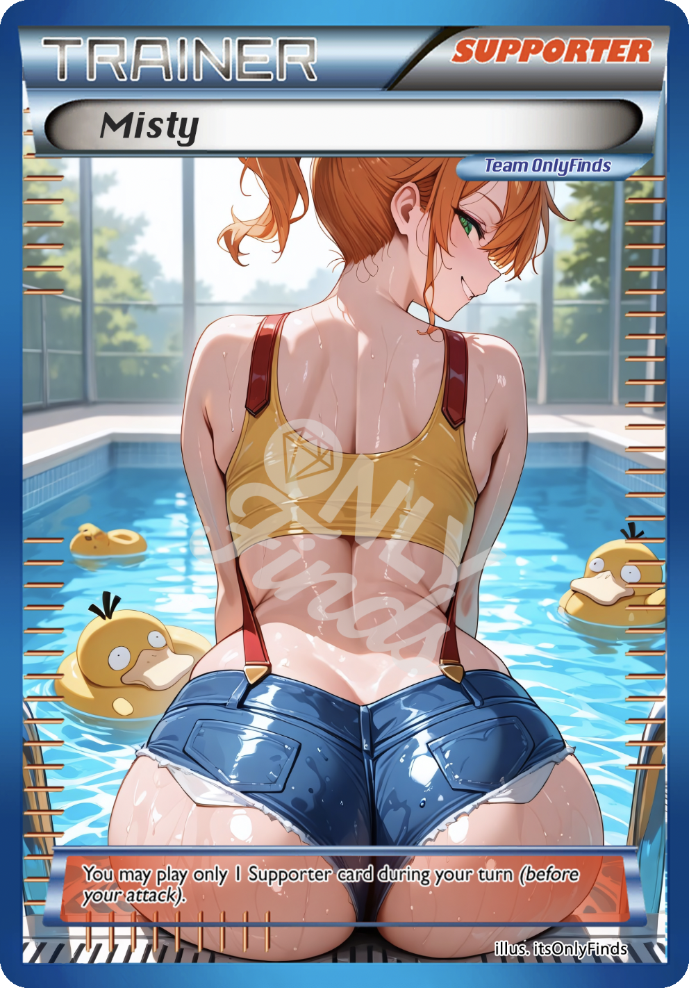 B-08 - Misty OnlyFinds Blue card