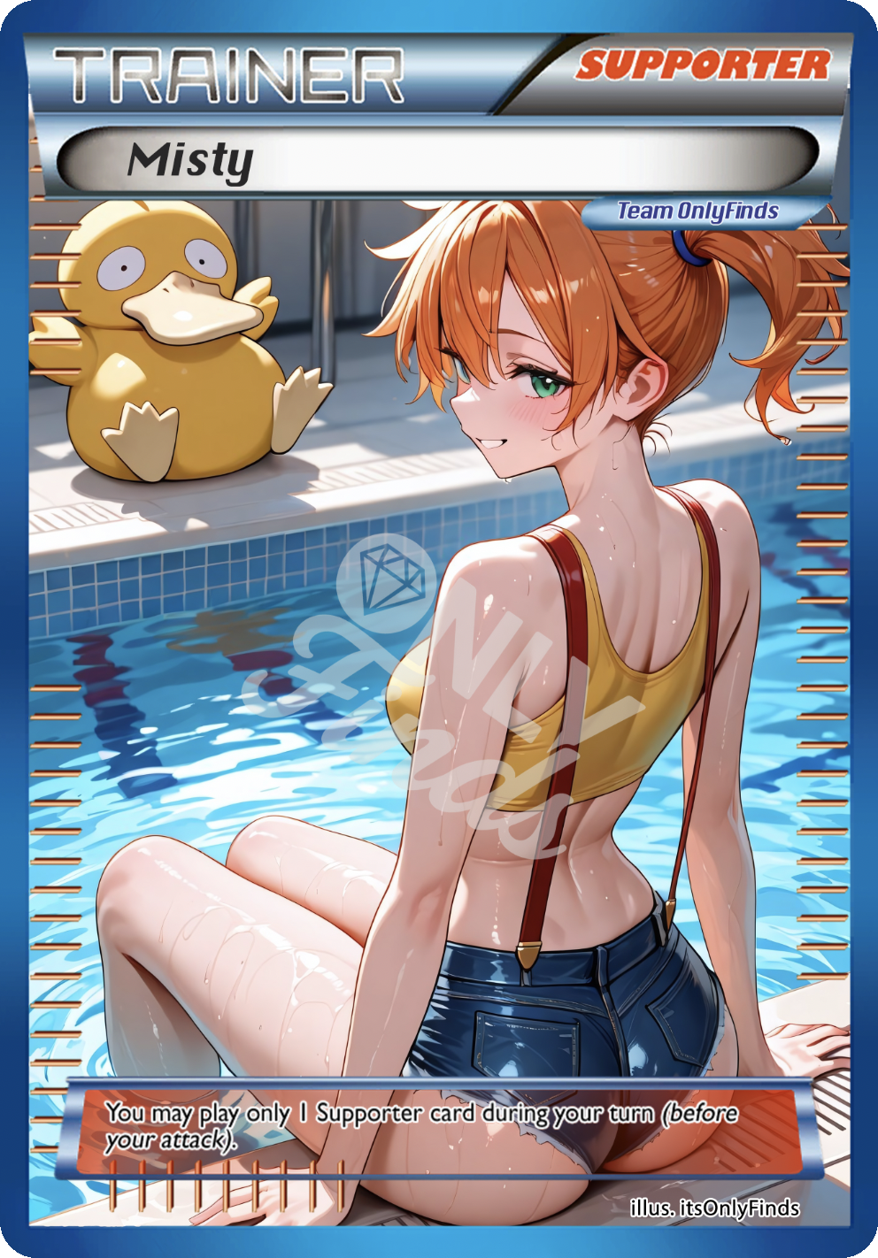B-10 - Misty OnlyFinds Blue card