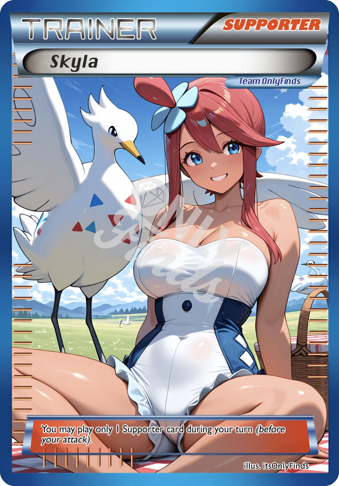 B-109 - Skyla OnlyFinds Blue card