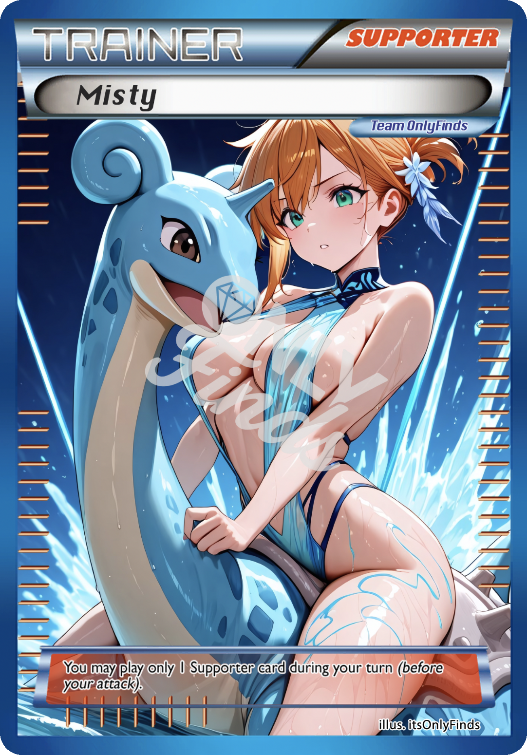 B-118 - Misty OnlyFinds Blue card