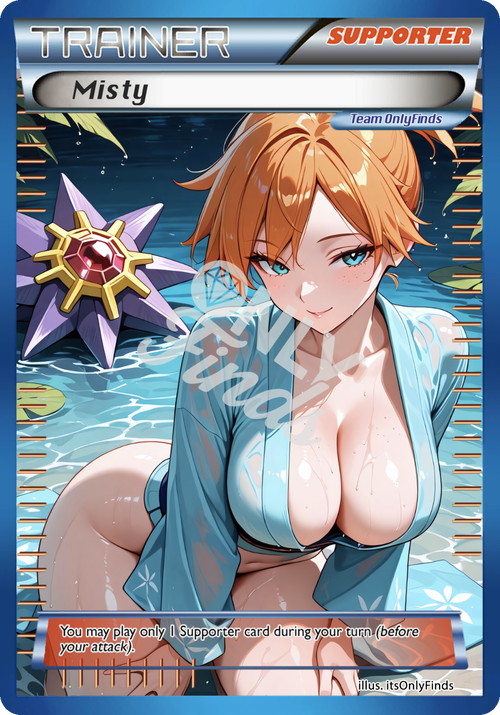 B-119 - Misty OnlyFinds Blue card
