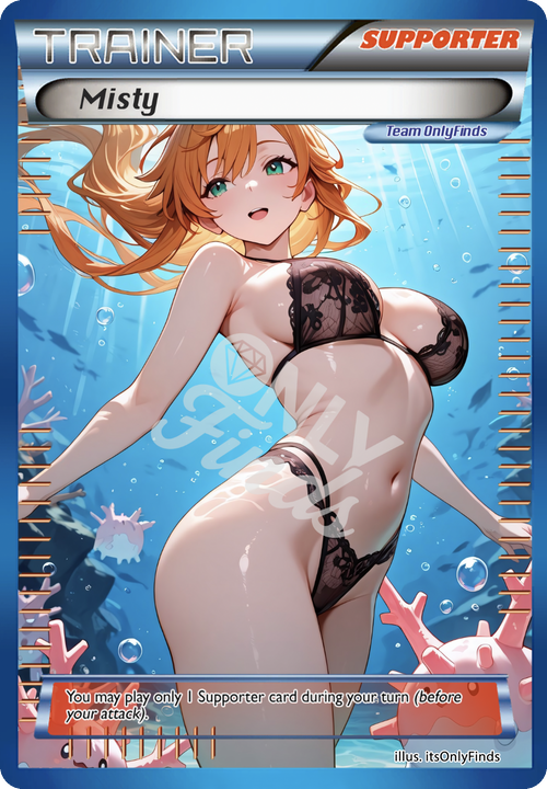 B-12 - Misty OnlyFinds Blue card
