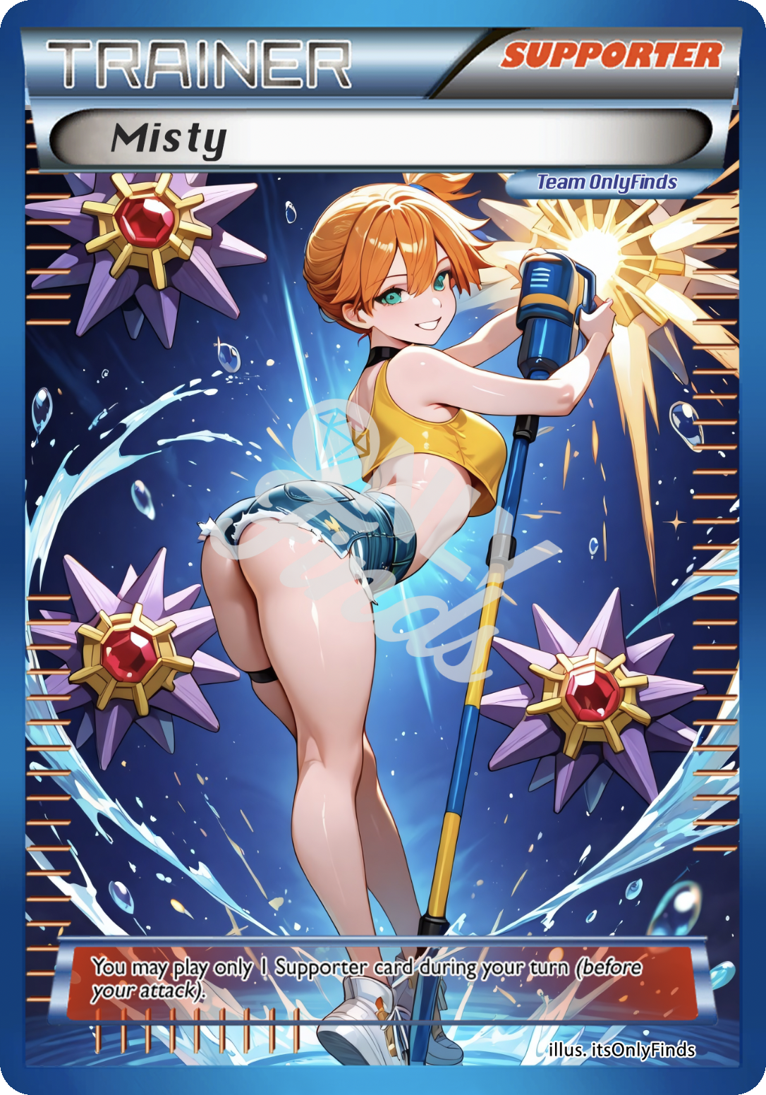 B-120 - Misty OnlyFinds Blue card