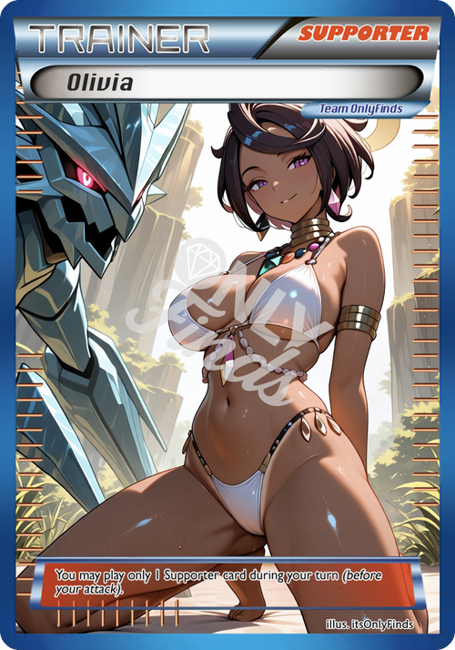 B-121 - Olivia OnlyFinds Blue card