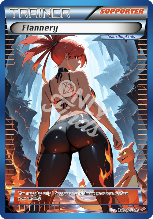 B-126 - Flannery OnlyFinds Blue card