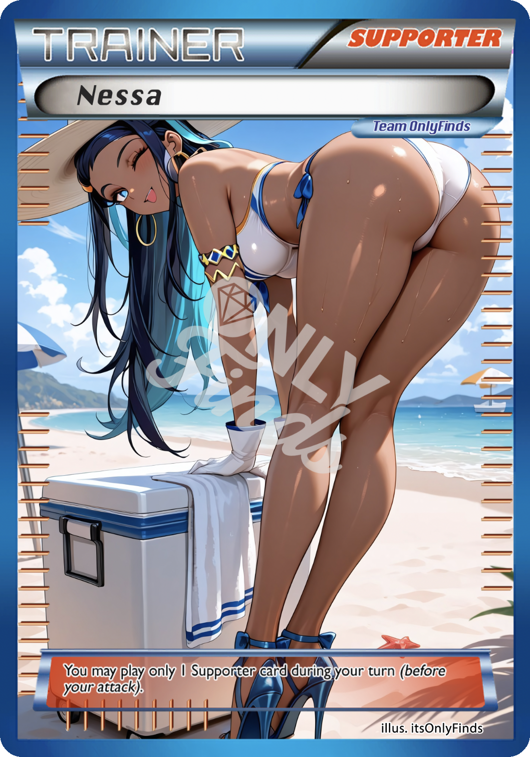 B-138 - Nessa OnlyFinds Blue card