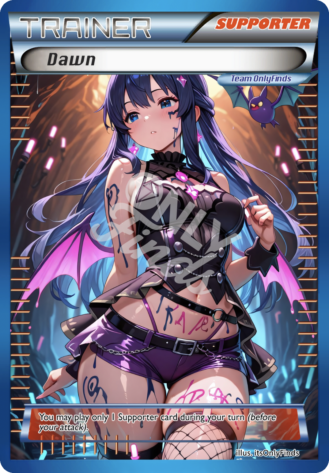 B-14 - Dawn OnlyFinds Blue card
