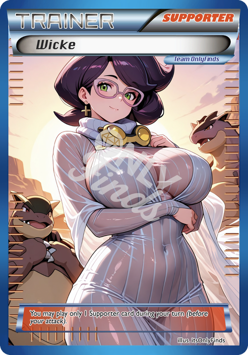 B-146 - Wicke OnlyFinds Blue card
