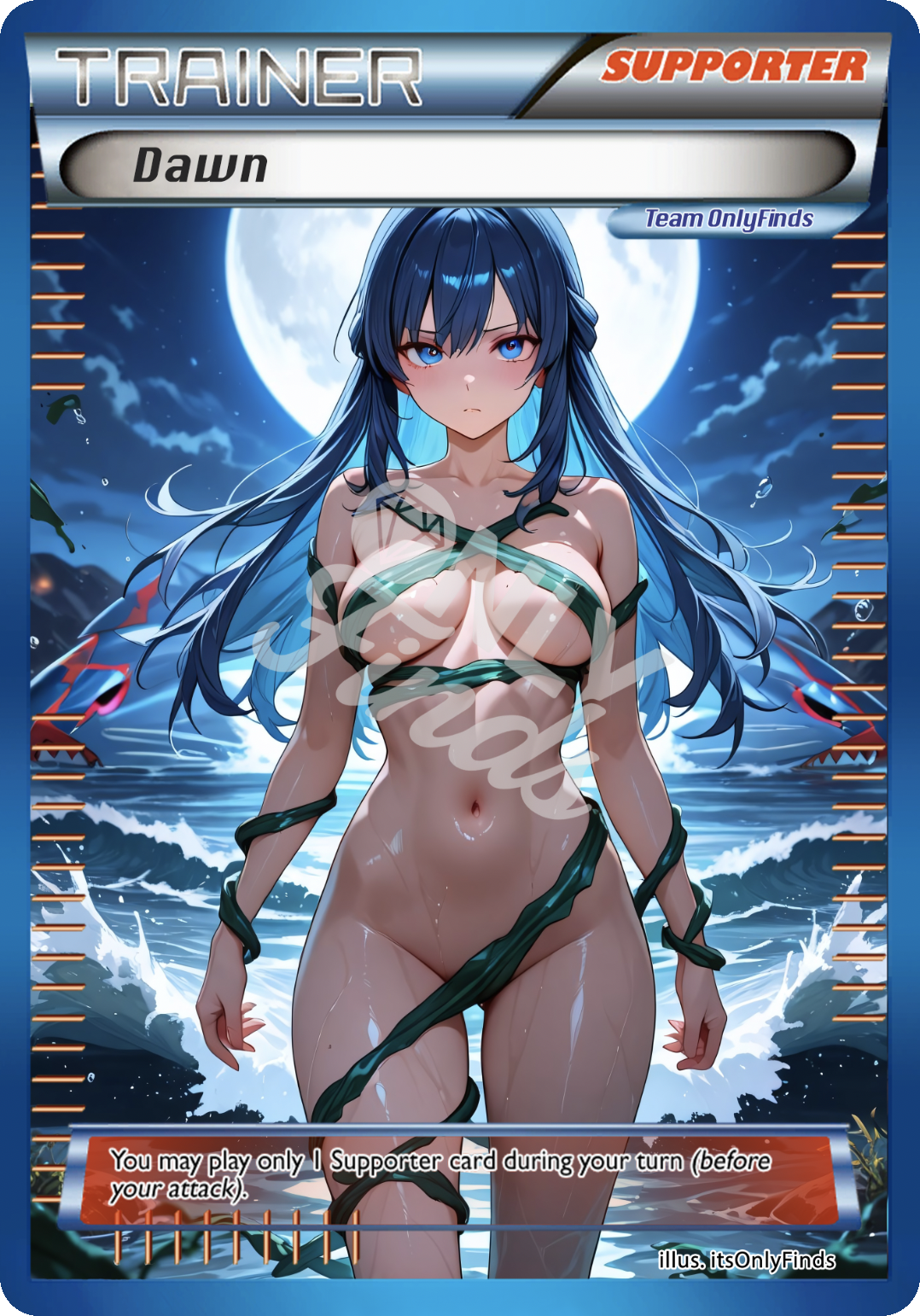 B-15 - Dawn OnlyFinds Blue card