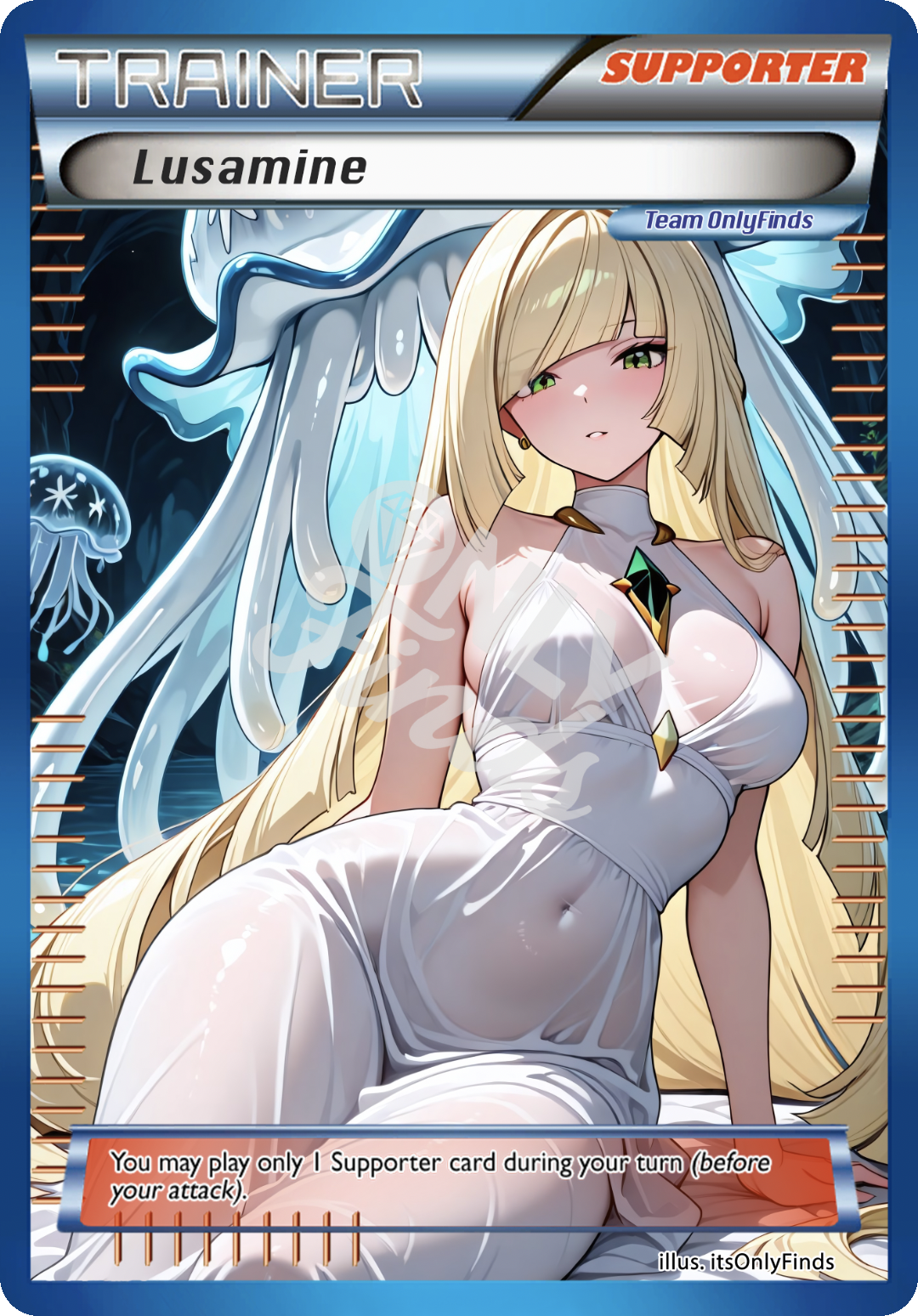 B-175 - Lusamine OnlyFinds Blue card