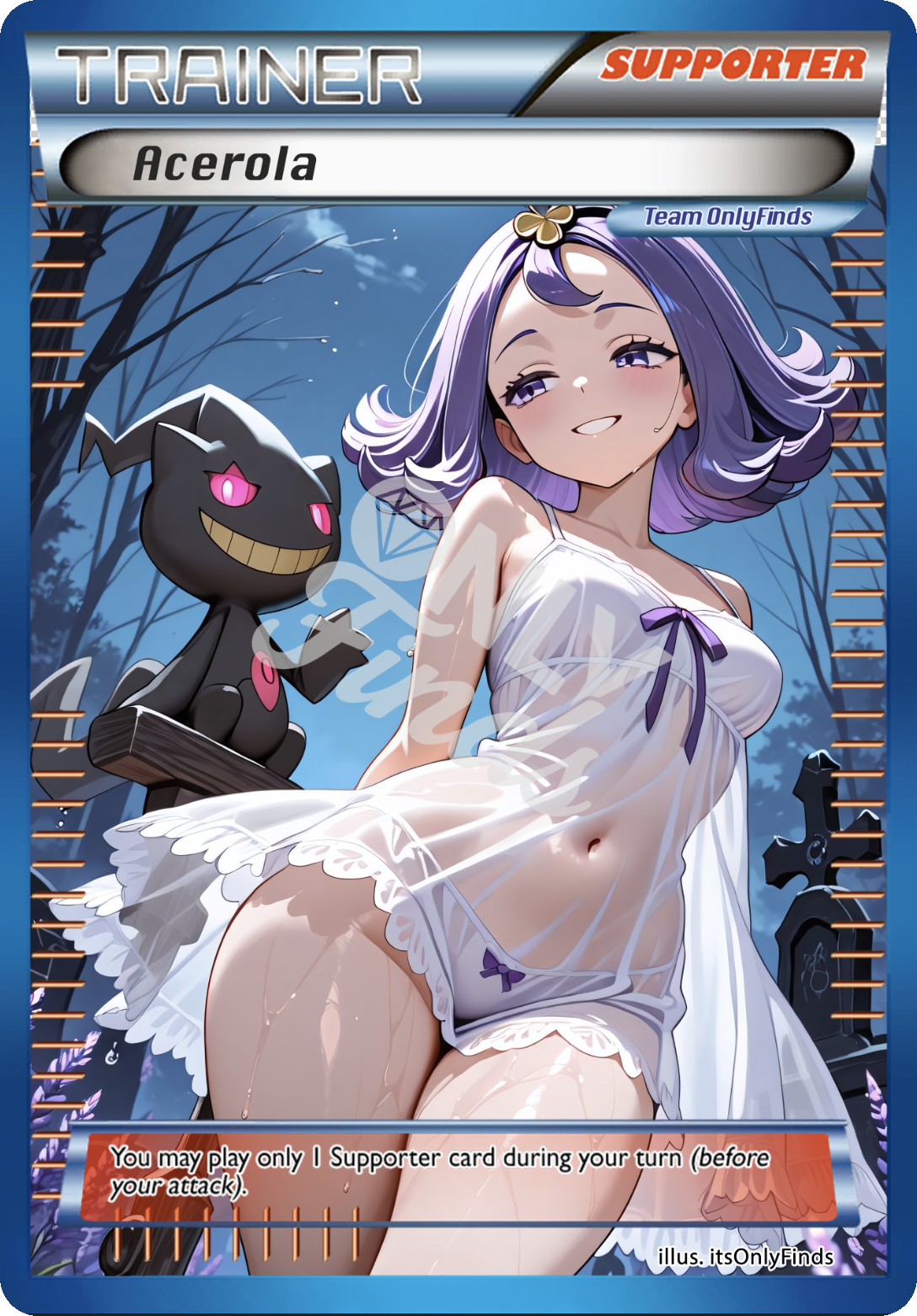 B-176 - Acerola OnlyFinds Blue card