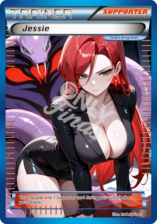 B-185 - Jessie OnlyFinds Blue card