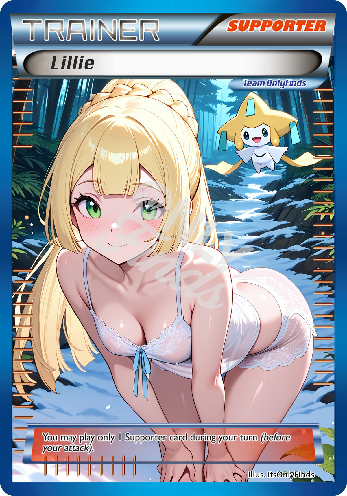 B-188 - Lillie OnlyFinds Blue card