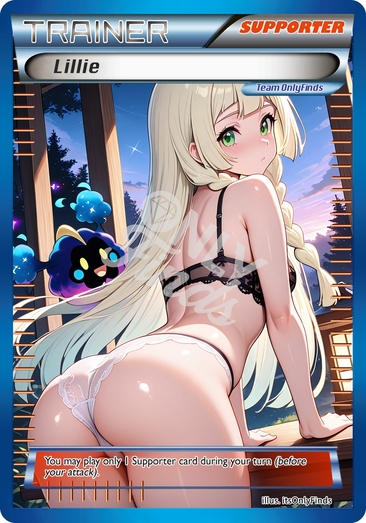 B-189 - Lillie OnlyFinds Blue card