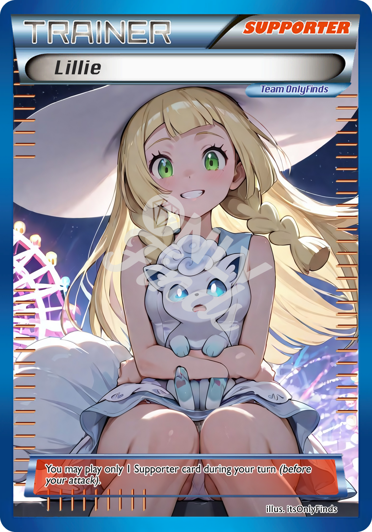 B-190 - Lillie OnlyFinds Blue card