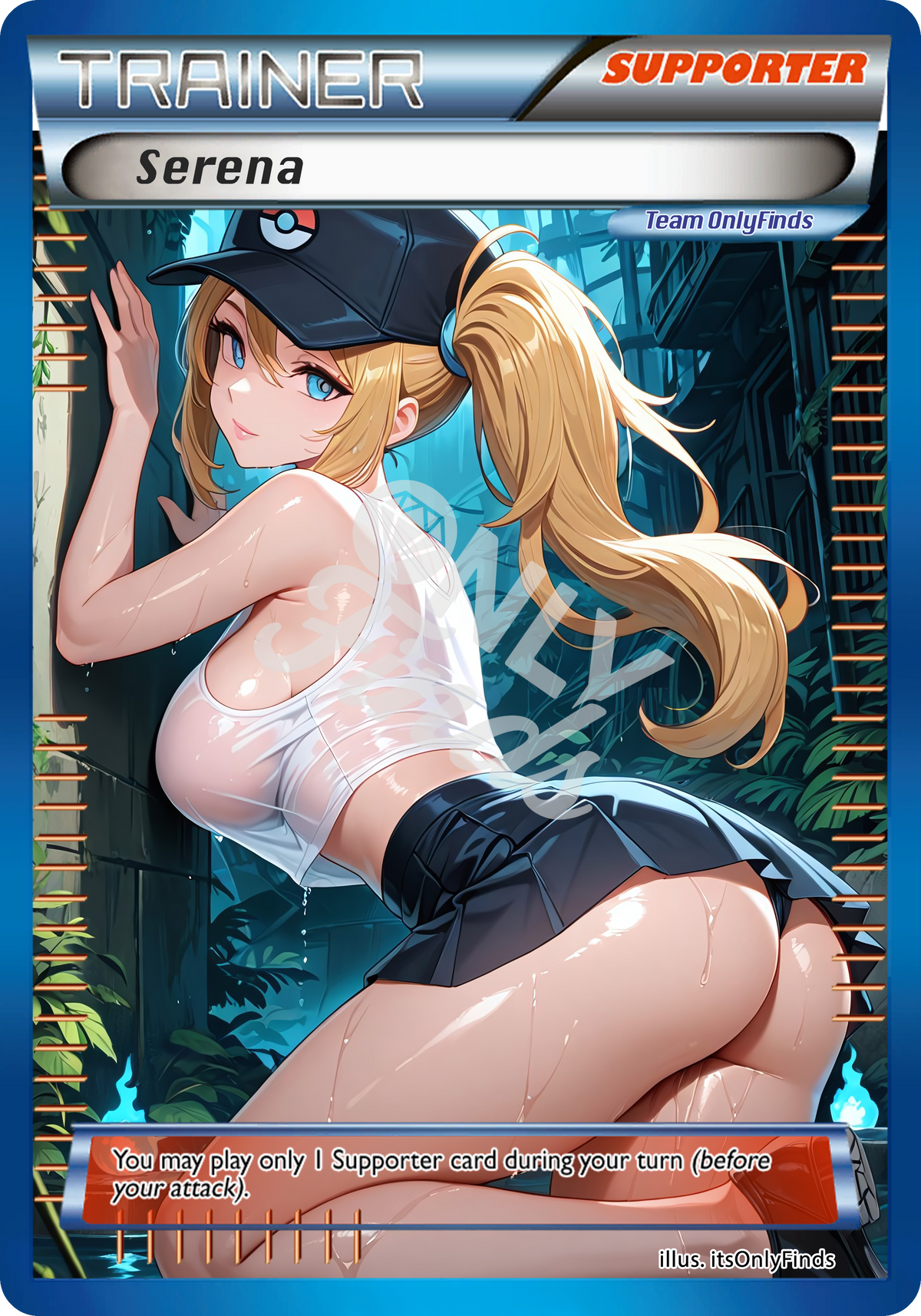 B-200 - Serena OnlyFinds Blue card