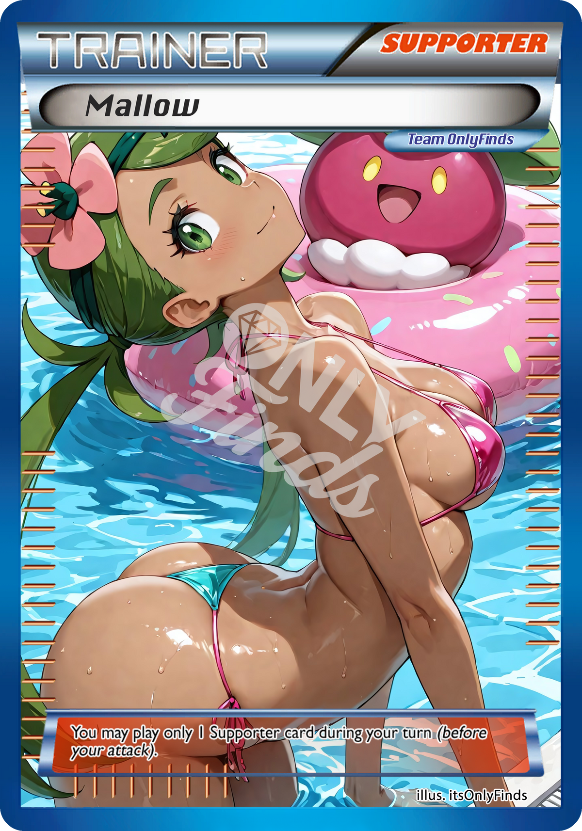 B-204 - Mallow OnlyFinds Blue card