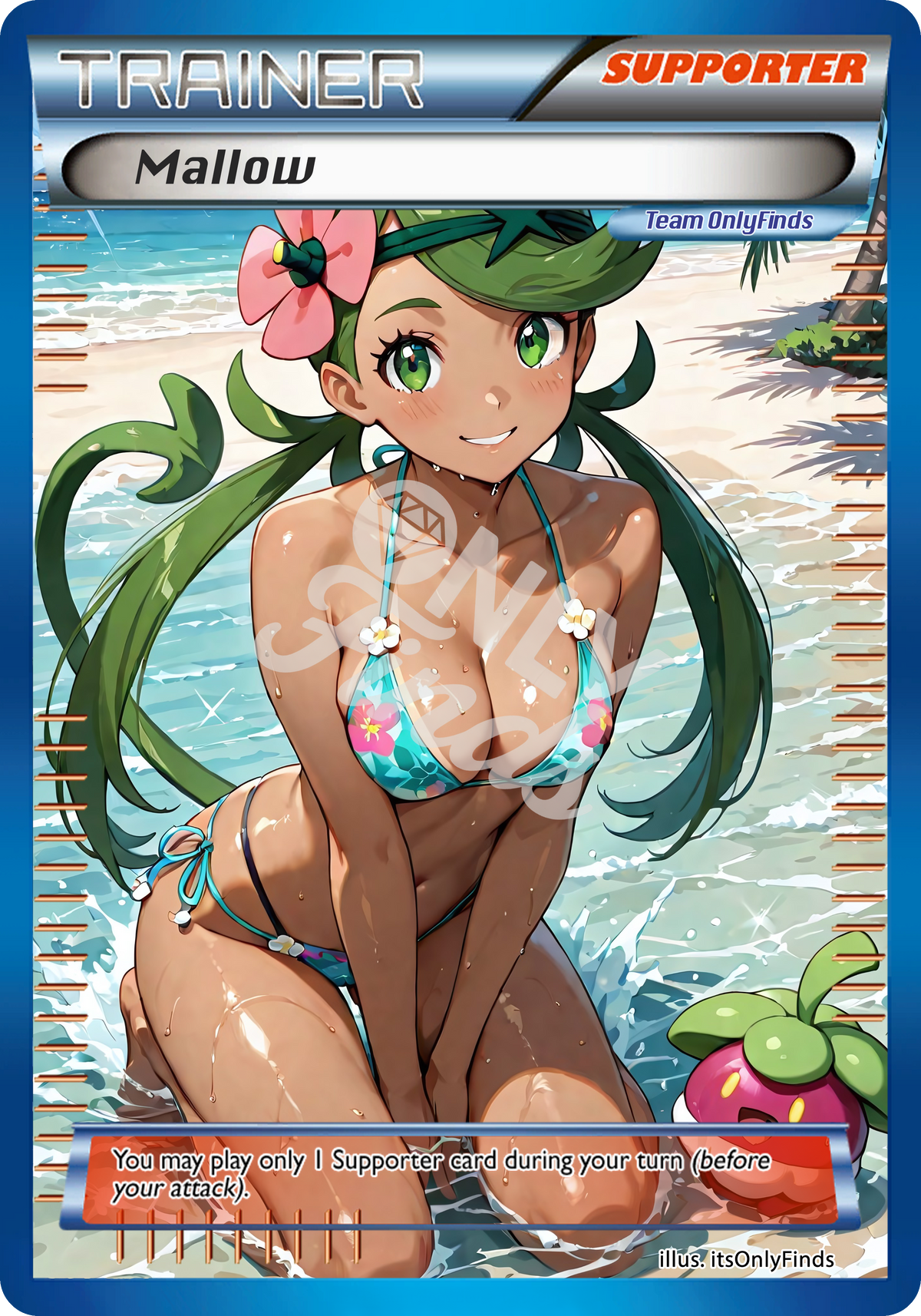 B-207 - Mallow OnlyFinds Blue card