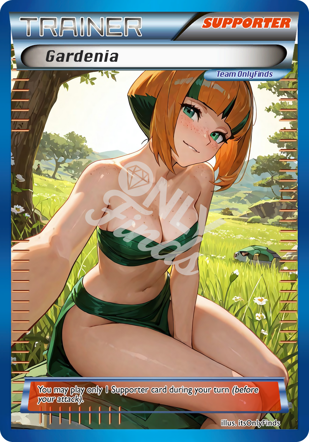 B-219 - Gardenia OnlyFinds Blue card
