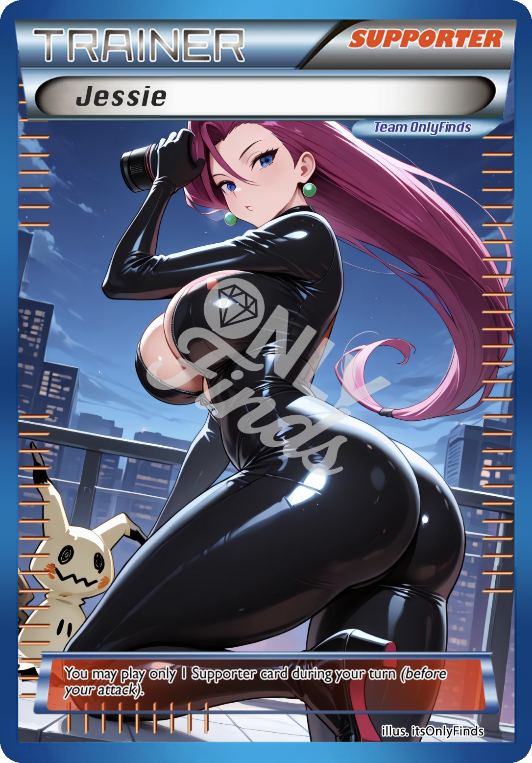 B-23 - Jessie OnlyFinds Blue card