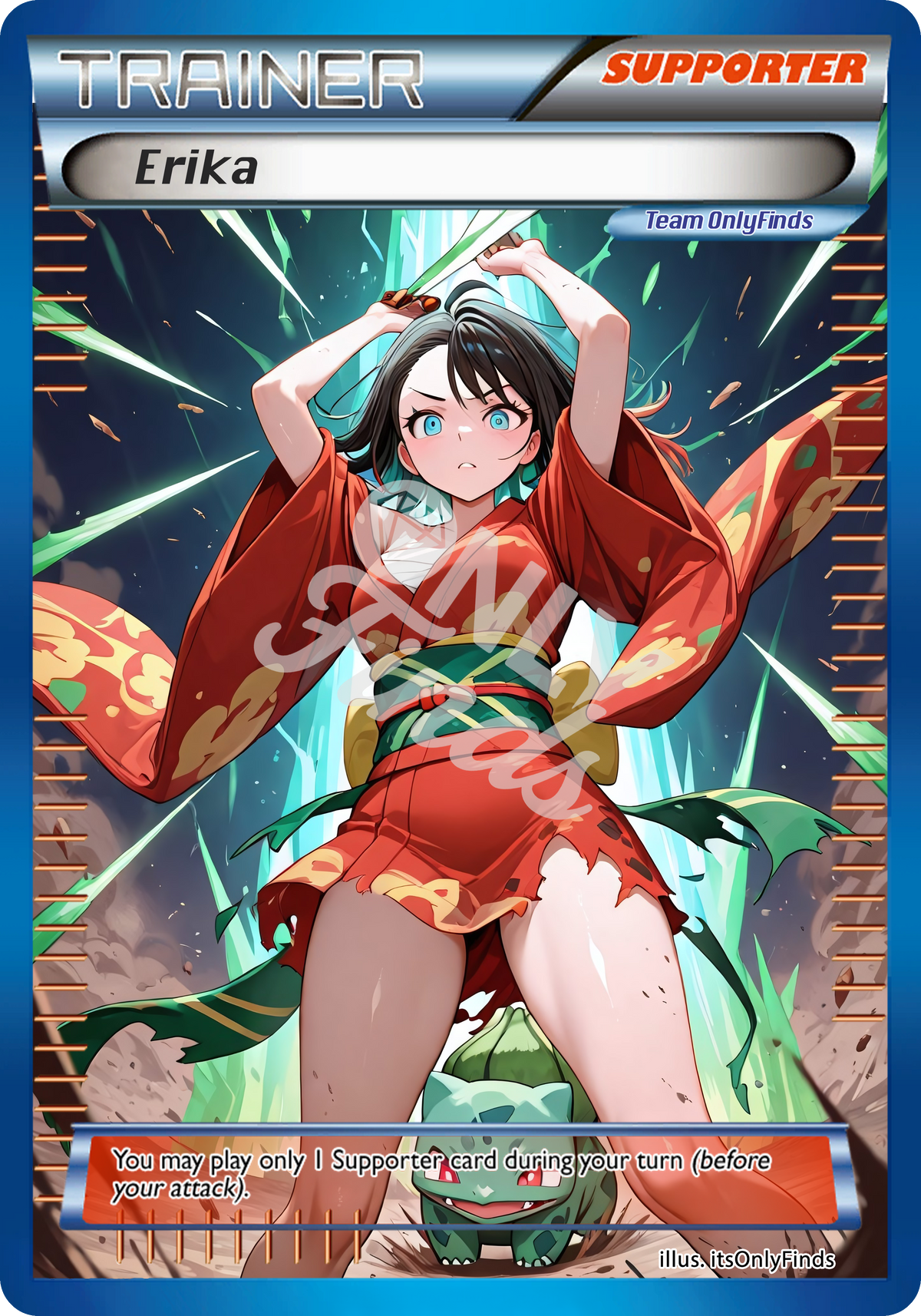 B-235 - Erika OnlyFinds Blue card