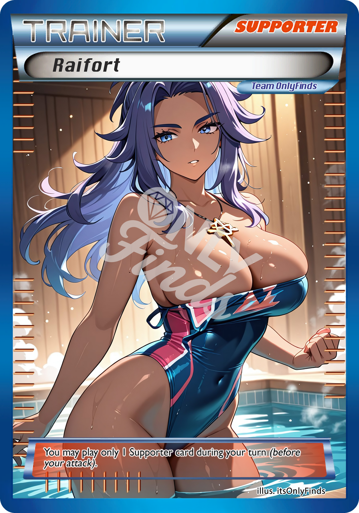 B-241 - Raifort OnlyFinds Blue card