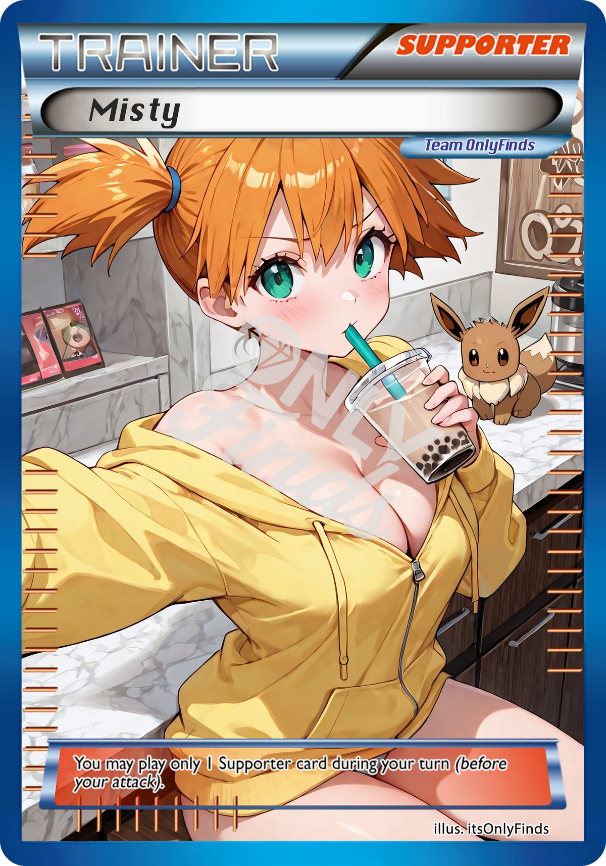 B-244 - Misty OnlyFinds Blue card