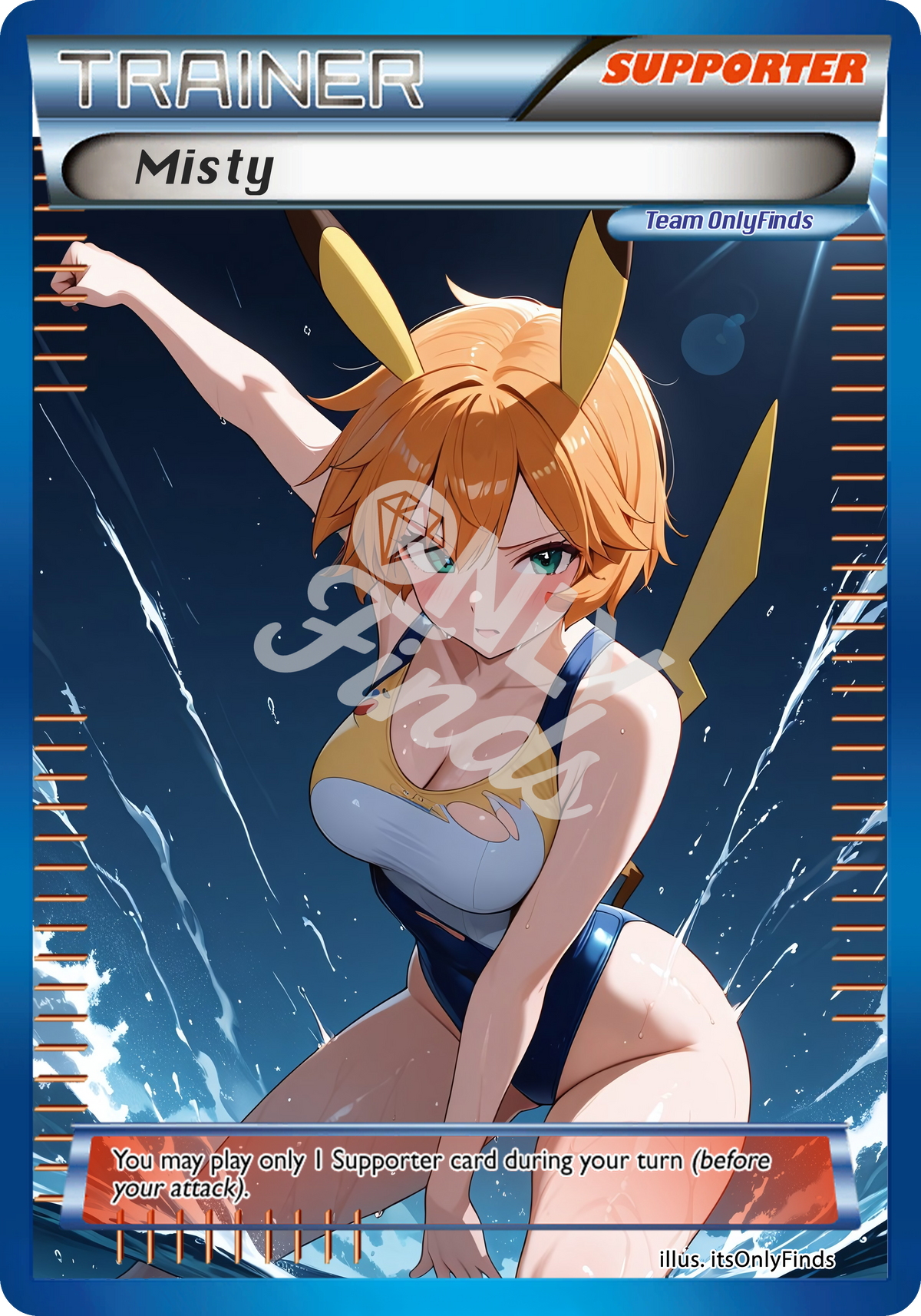 B-245 - Misty OnlyFinds Blue card