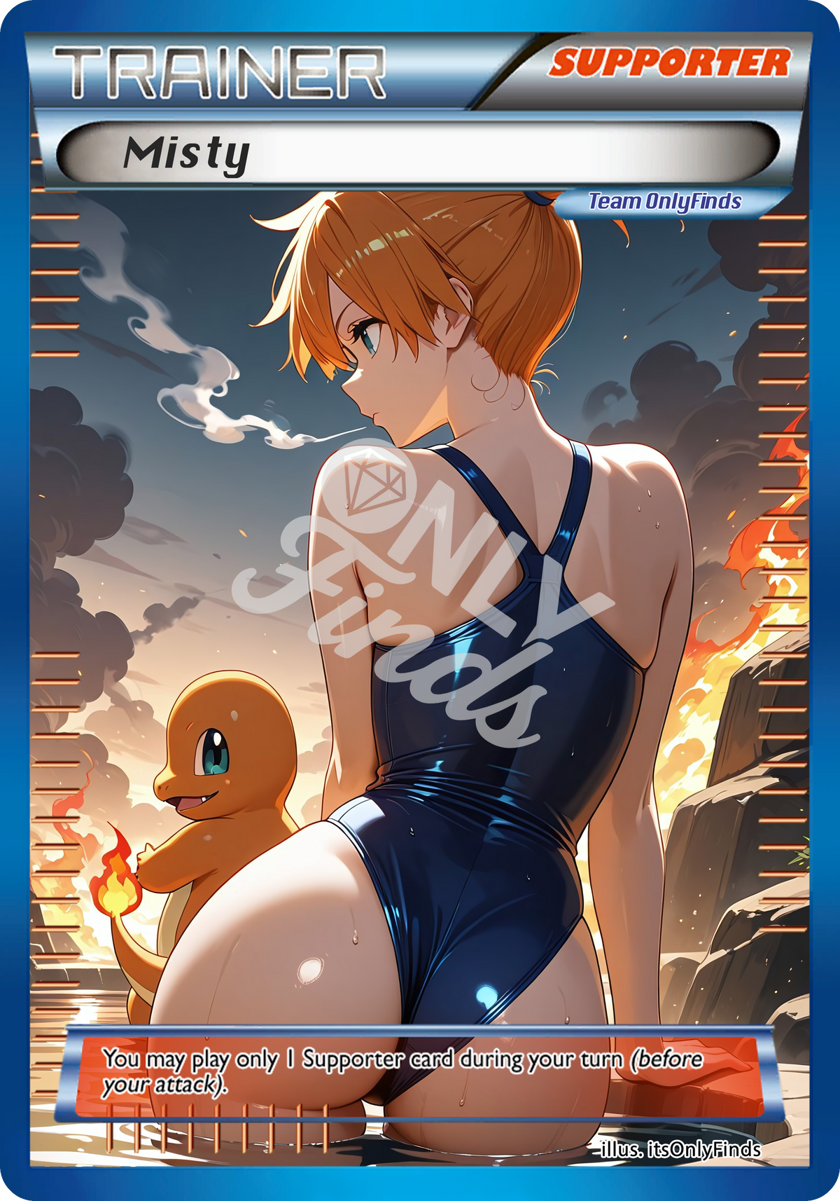 B-248 - Misty OnlyFinds Blue card