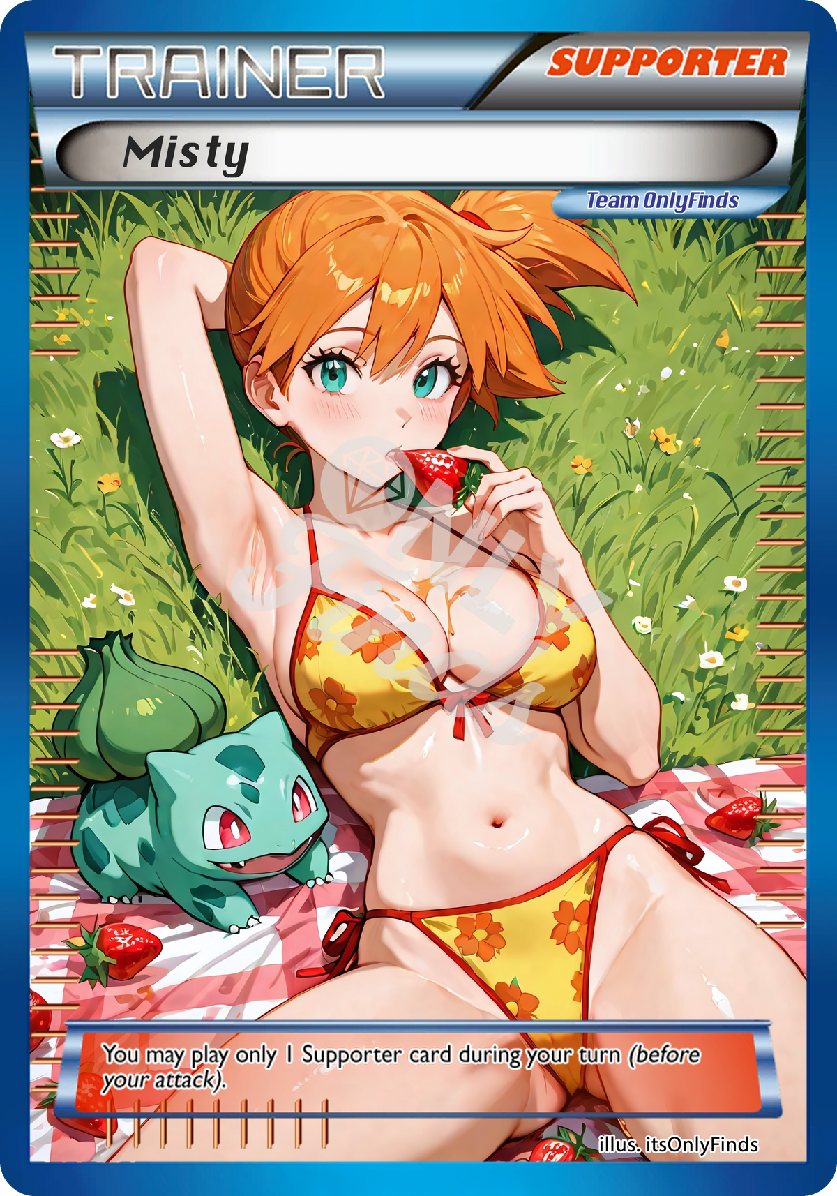 B-249 - Misty OnlyFinds Blue card