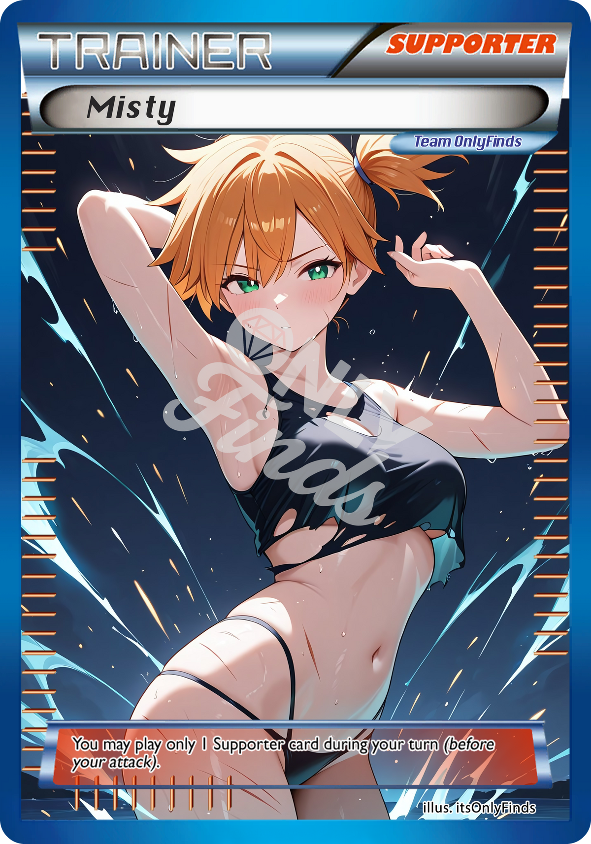B-252 - Misty OnlyFinds Blue card