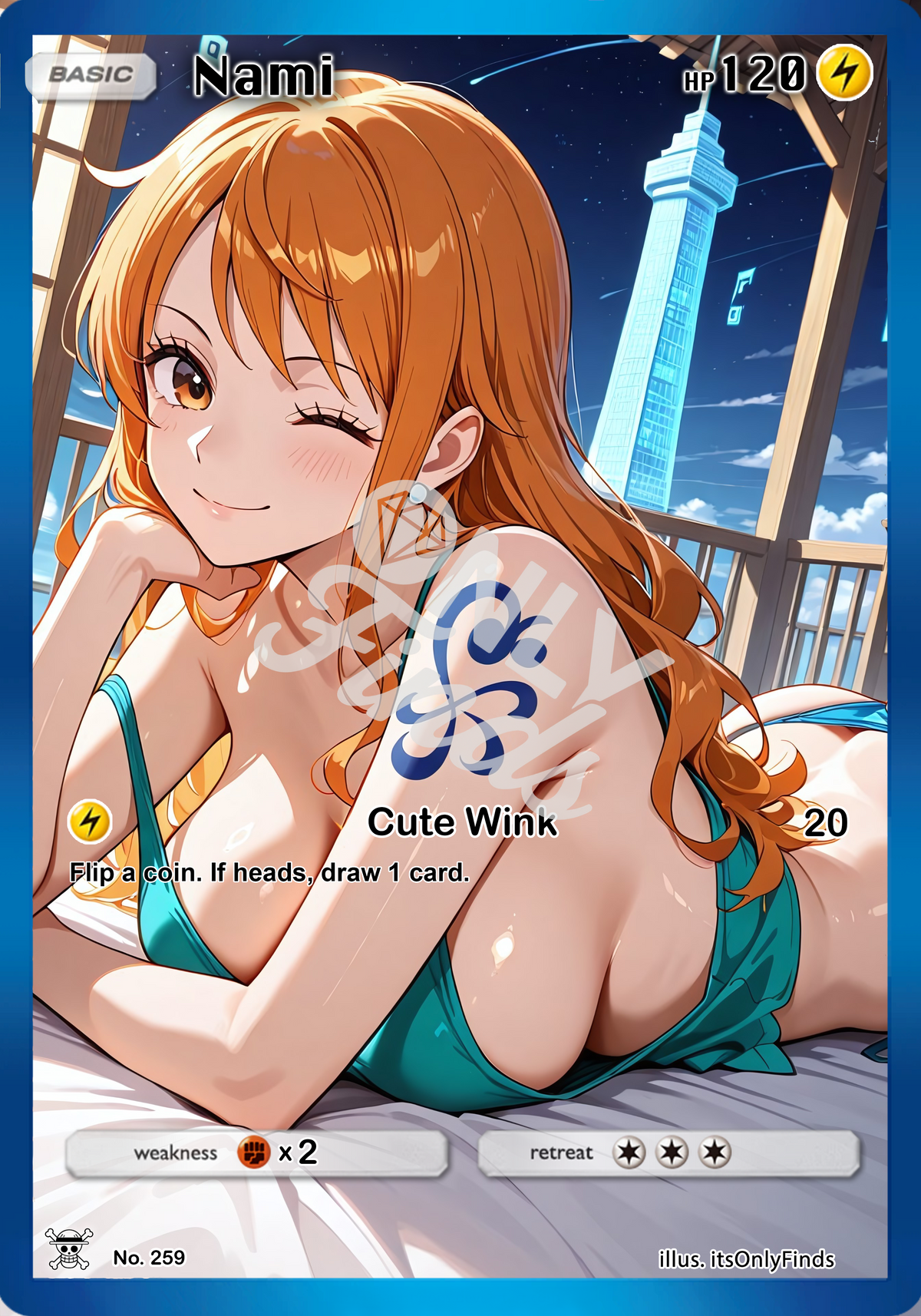 B-259 - Nami OnlyFinds watermarked collector card